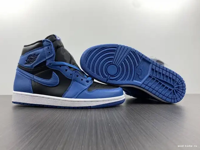 'Dark Air 1 555088-404 High OG Retro Blue' Marina Jordan 0622